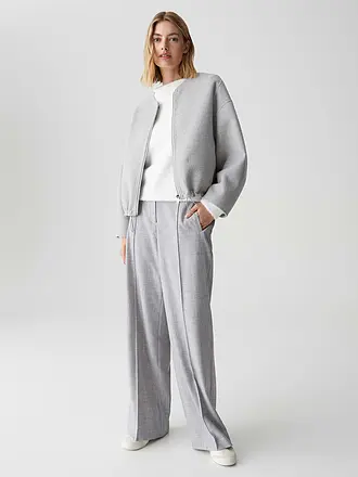 OPUS | Wolljacke HIKONA | hellgrau